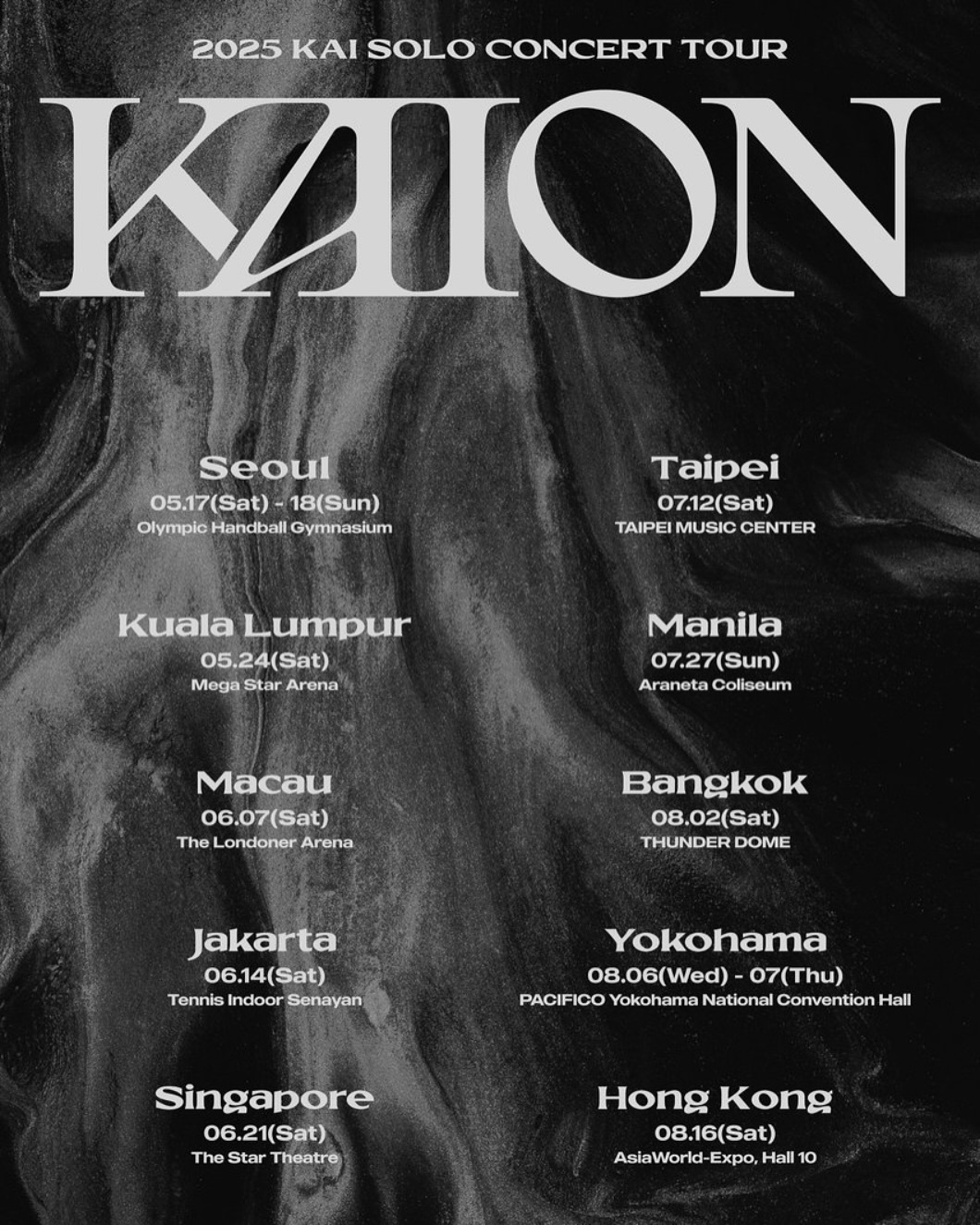 KAI KAION Tour Poster 2026